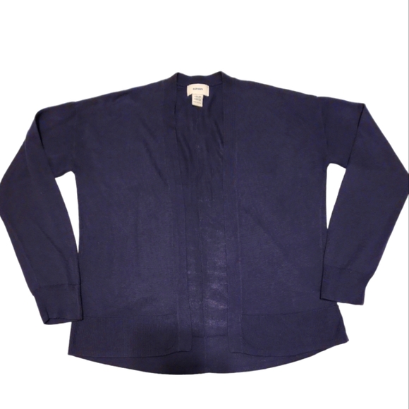 Old Navy Girl's Black Open Front Cardigan - Picture 3 of 9